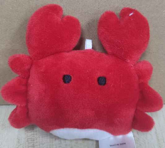 crab pendant, Stuffed Animal Plush - 9cm Cute crab Toy, Soft Anime Kawaii Gifts for Boys and Girls