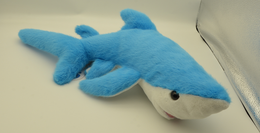 blue shark Stuffed Animal Plush - 38cm,52cm Cute shark Toy, Soft Anime Kawaii Gifts for Boys and Girls