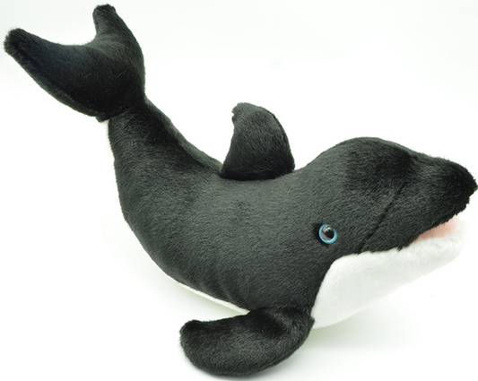 black dolphin Stuffed Animal Plush - 22cm,35cm Cute dolphin Toy, Soft Anime Kawaii Gifts for Boys and Girls