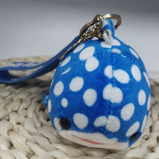 blue white whale shark pendant,Stuffed Animal Plush - 10cm Cute blue white whale shark Toy, Soft Anime Kawaii Gifts for Boys and Girls