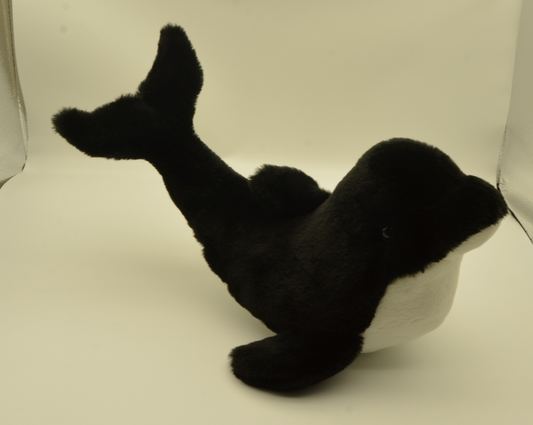 black dolphin Stuffed Animal Plush - 22cm,34cm,48cm Cute dolphin Toy, Soft Anime Kawaii Gifts for Boys and Girls